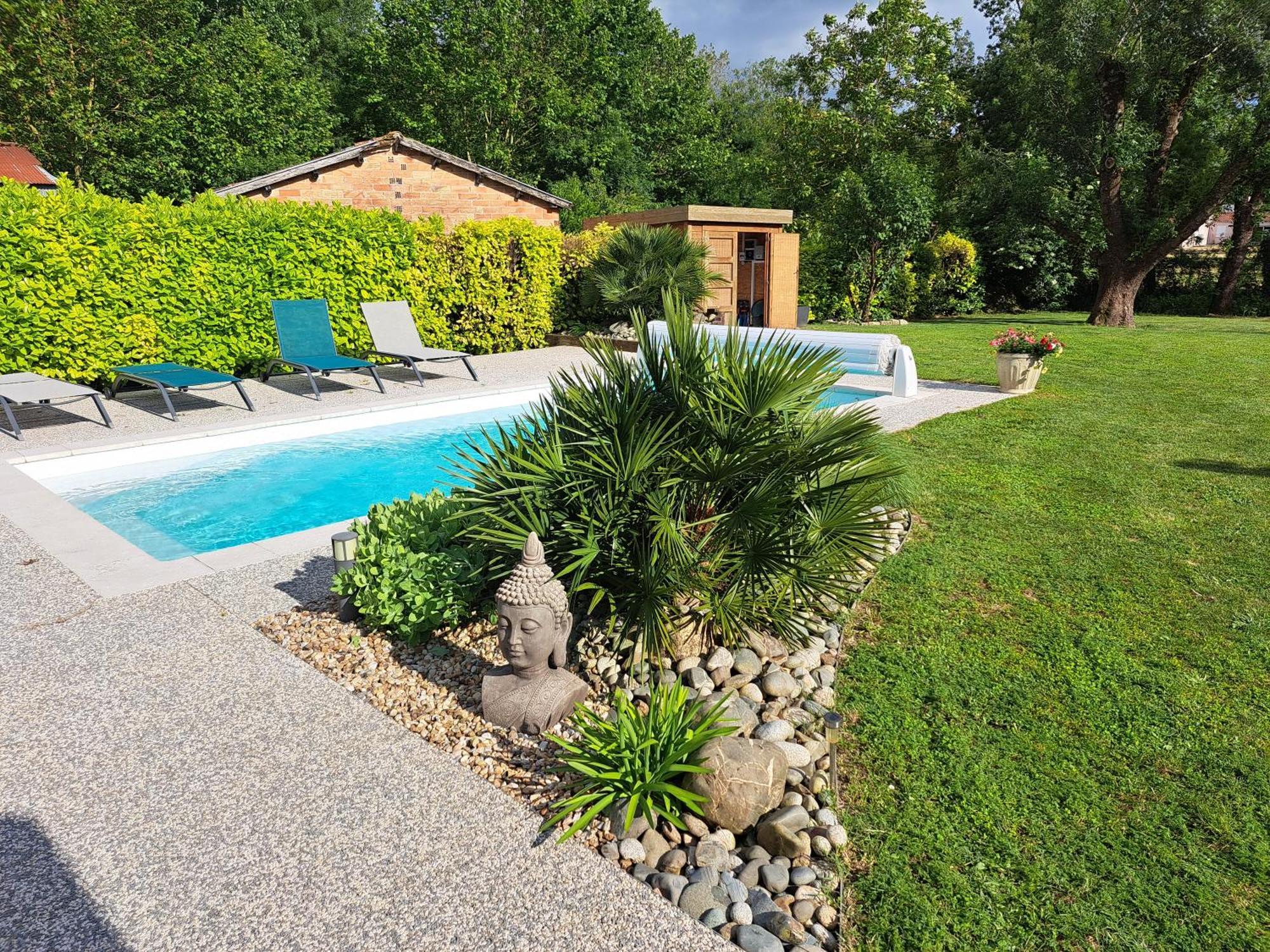 Chambre D Hote La Riviere 45M2 Jardin Et Piscine Aigrefeuille-dʼAunis Exterior foto